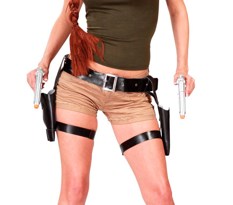 DOUBLE HOLSTER WITH GUNS