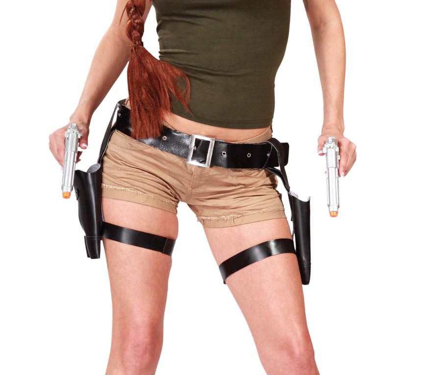 DOUBLE HOLSTER WITH GUNS
