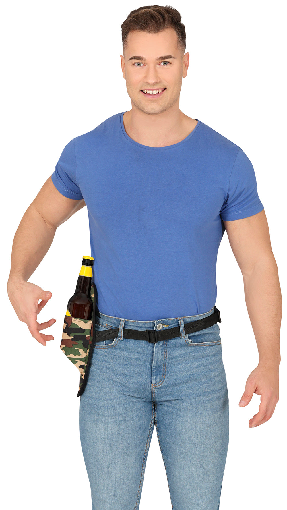 BOTTLE HOLDER IN CAMOUFLAGE COLORS