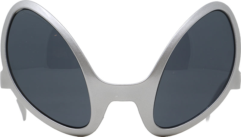 SILVER ALIEN GLASSES, ADULTS
