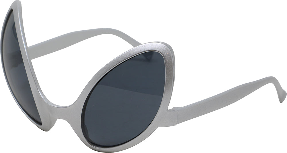 SILVER ALIEN GLASSES, ADULTS