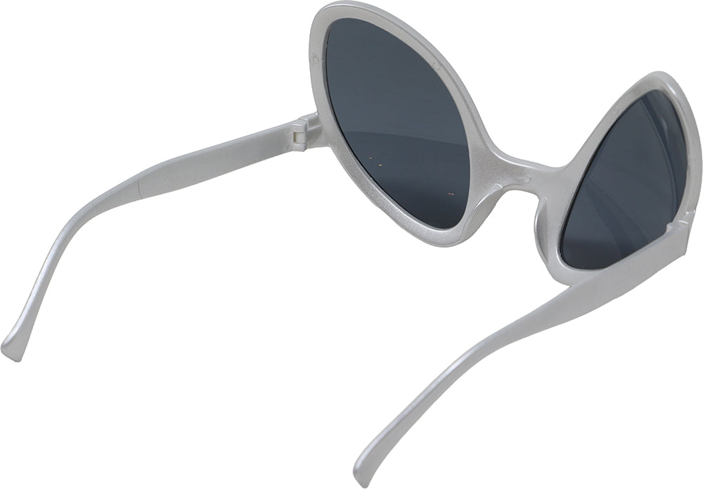 SILVER ALIEN GLASSES, ADULTS