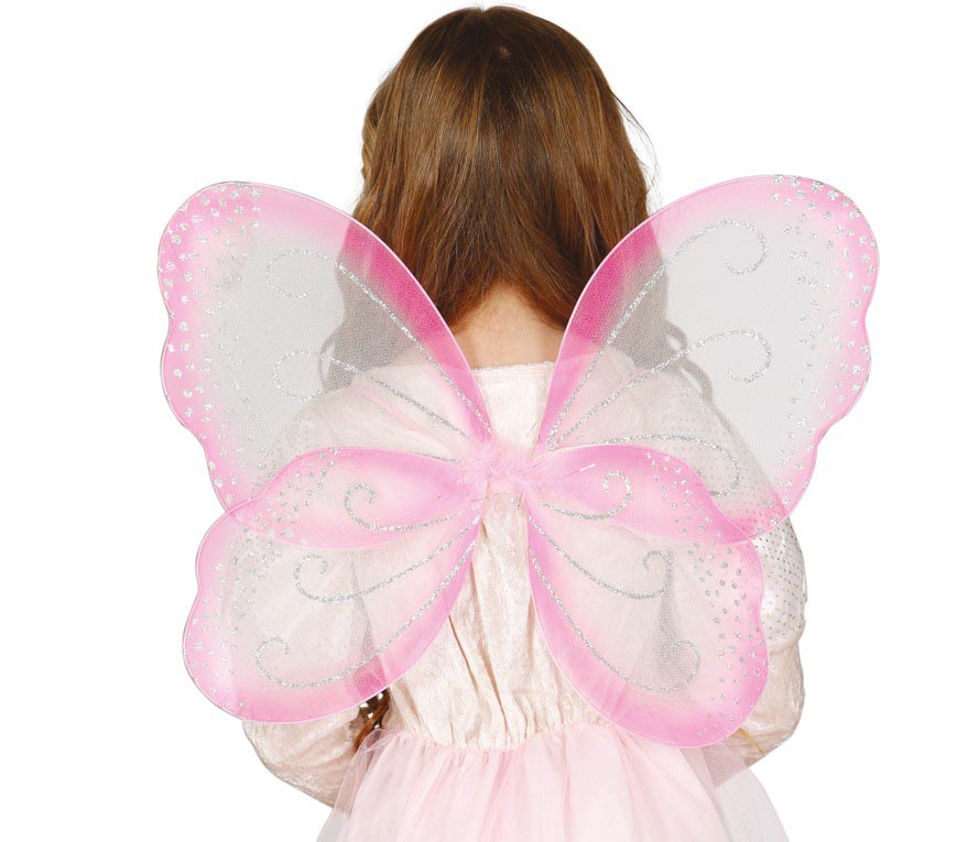 PINK WINGS, 42X40 CM