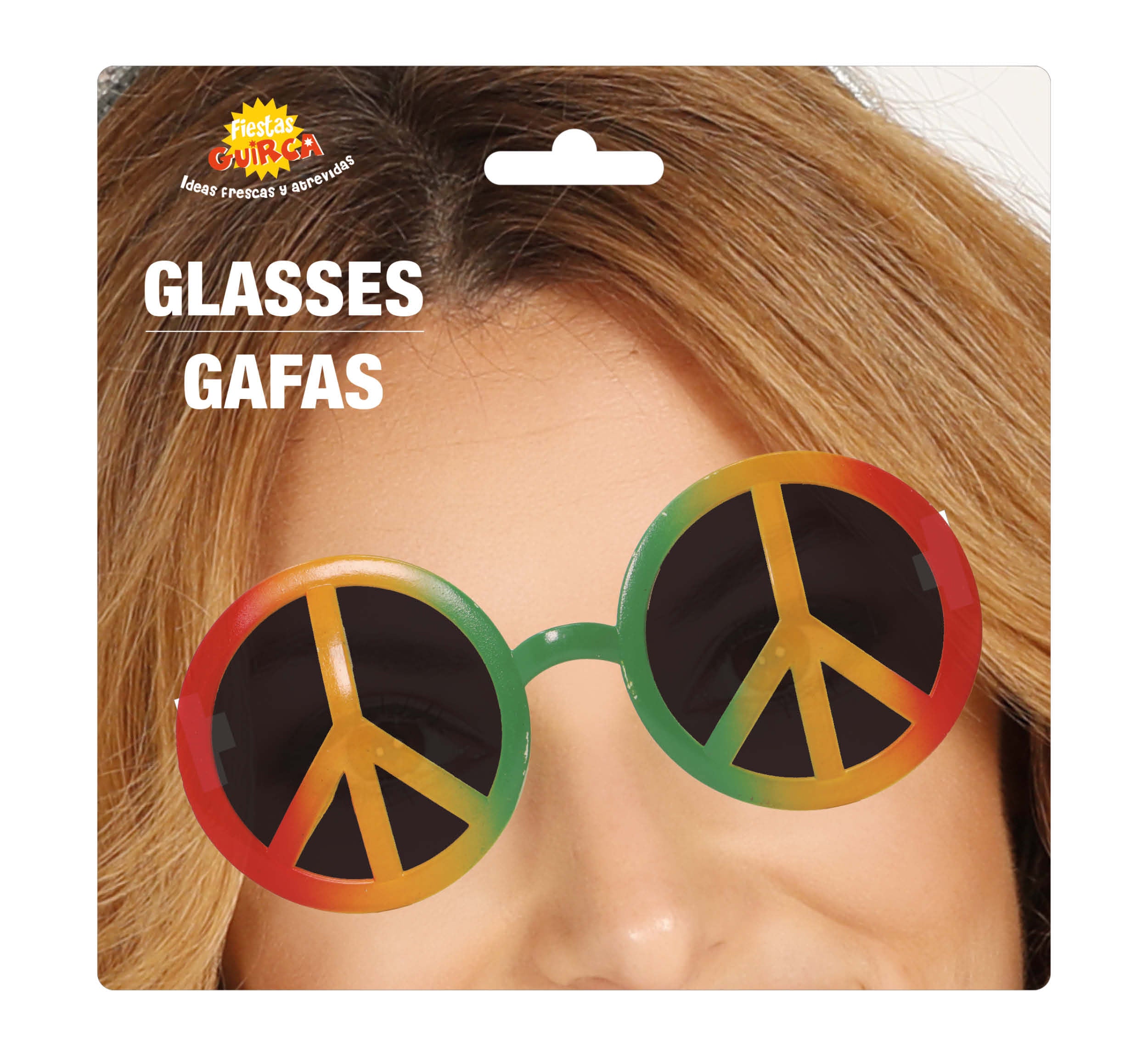 MULTICOLOUR HIPPY GLASSES