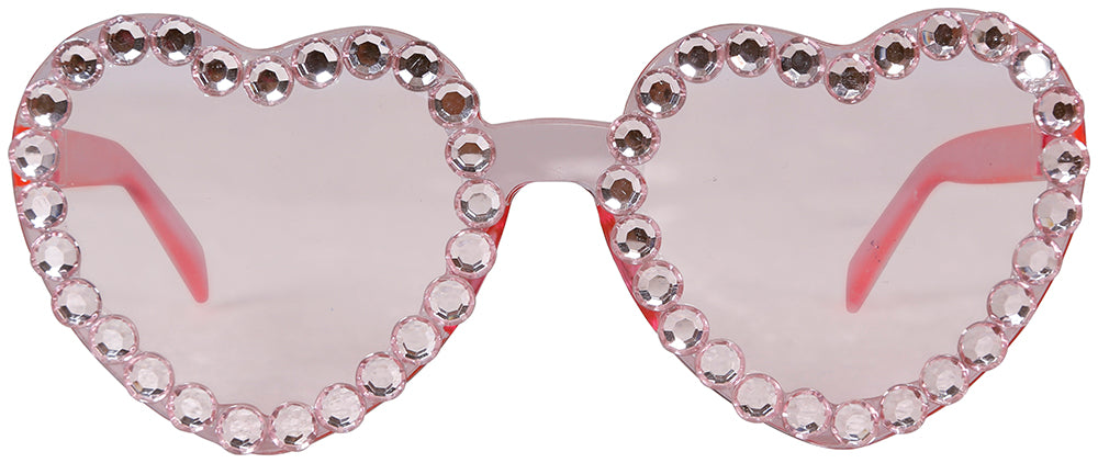 HEART GLASSES WITH DIAMONDS, ADULTS
