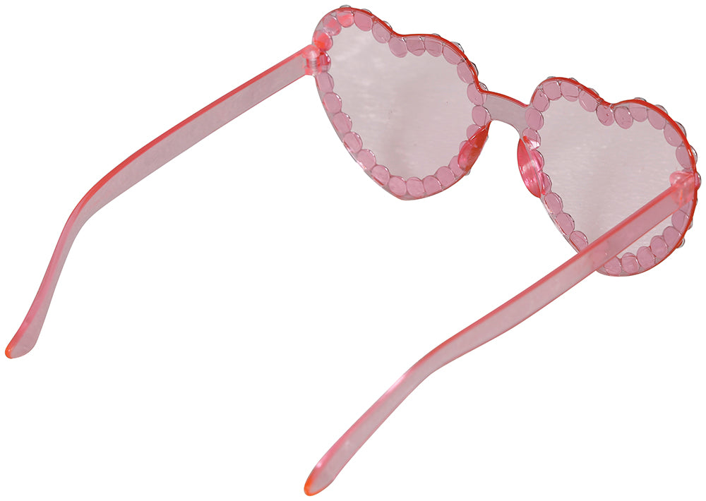 HEART GLASSES WITH DIAMONDS, ADULTS