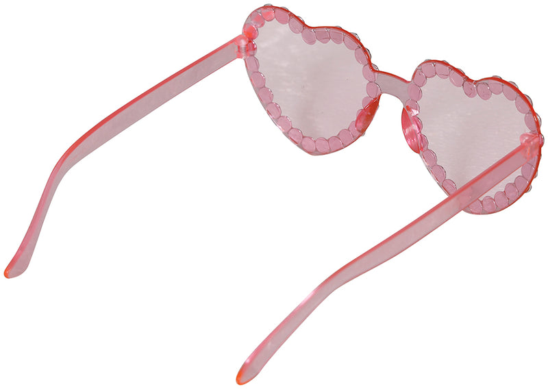 HEART GLASSES WITH DIAMONDS, ADULTS