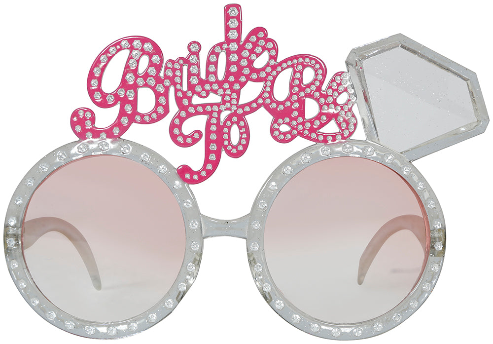 BRIDE GLASSES WITH DIAMONDS, ADULTS