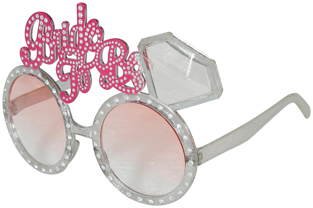BRIDE GLASSES WITH DIAMONDS, ADULTS