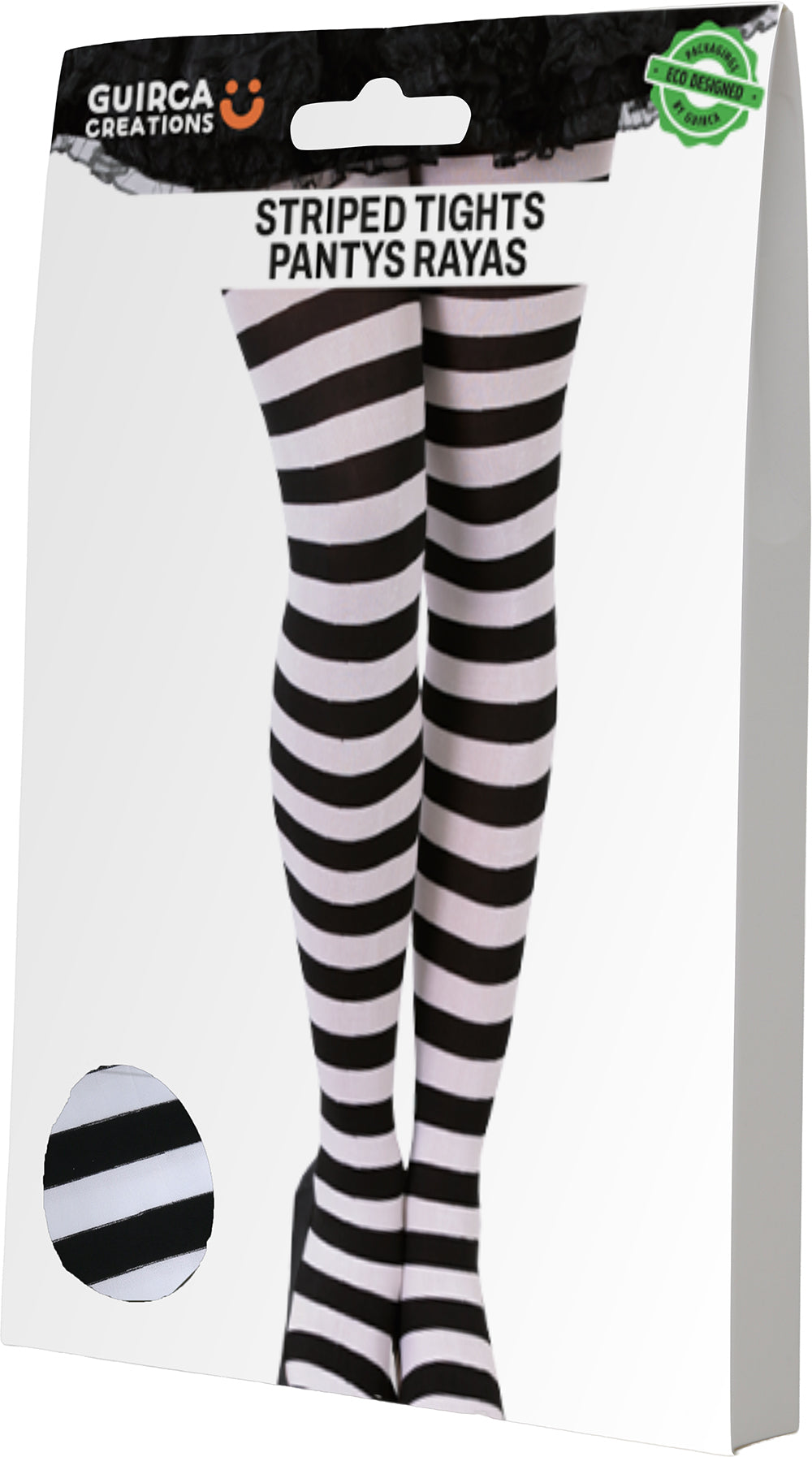 BLACK STRIPED TIGHTS