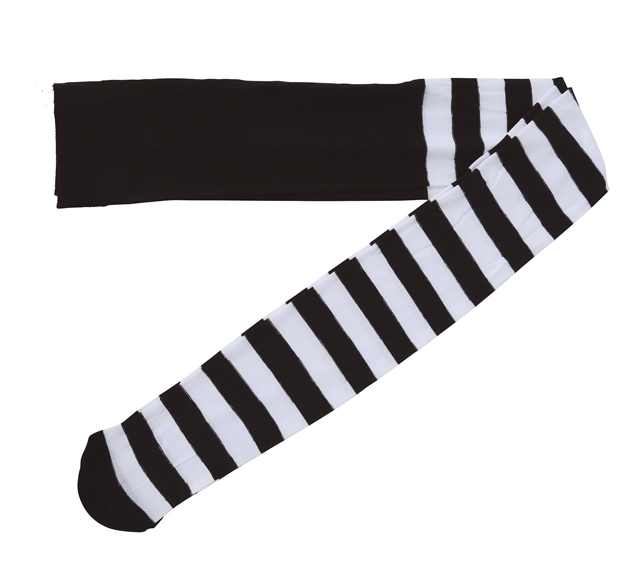 BLACK STRIPED TIGHTS