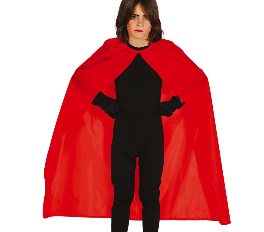 CHILD RED CAPE 100 CMS
