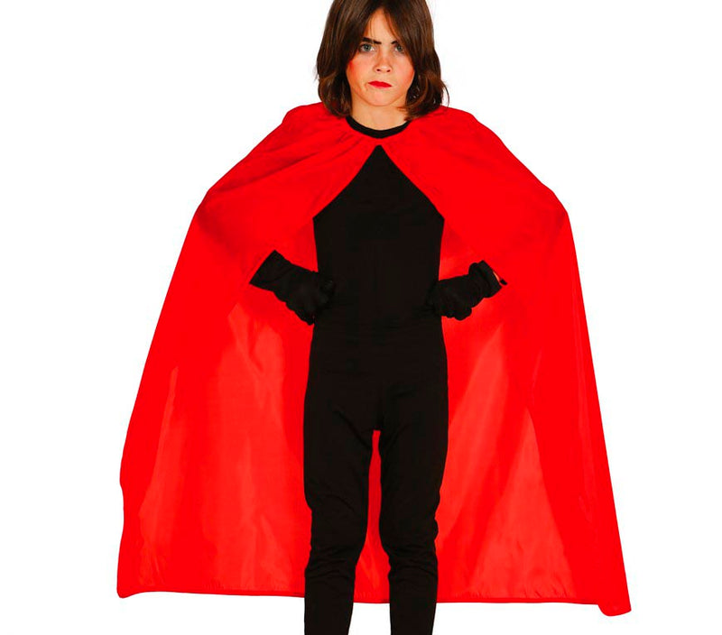 CHILD RED CAPE 100 CMS