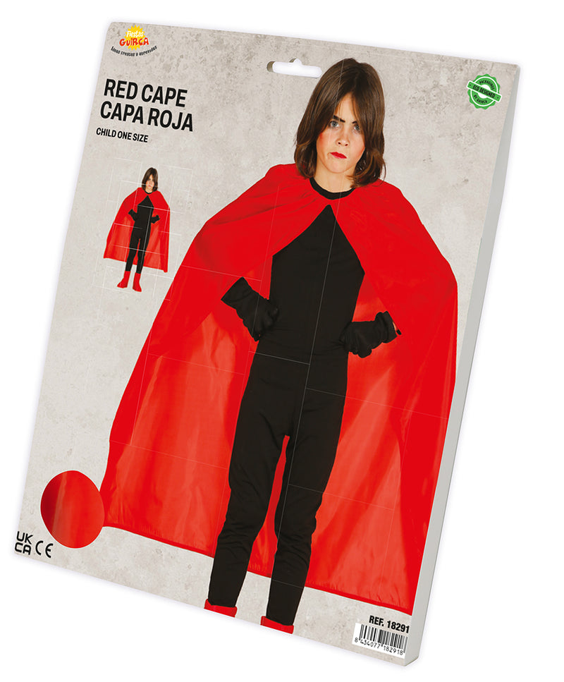 CHILD RED CAPE 100 CMS