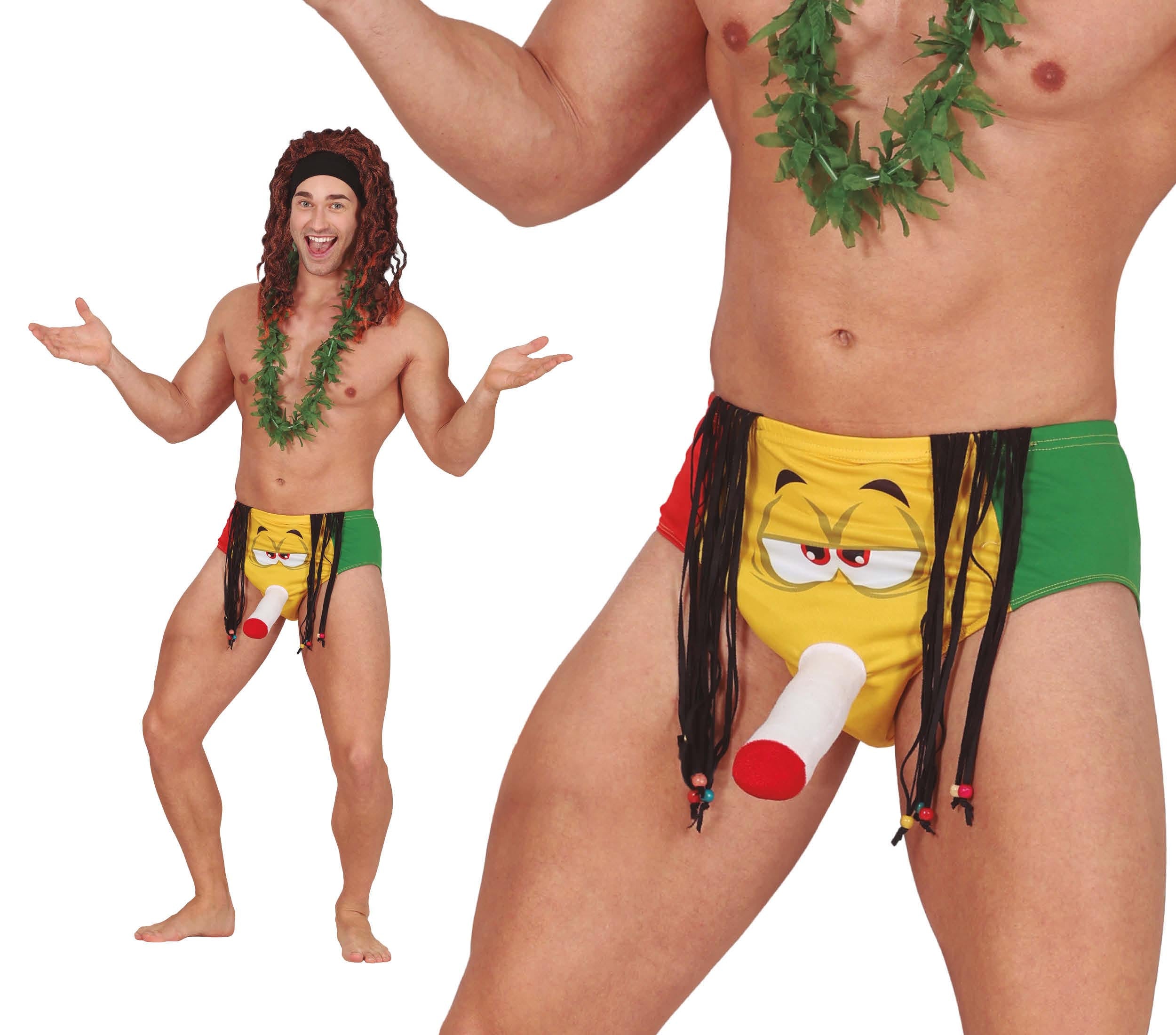 FUNNY RASTA UNDERPANTS, ADULTS