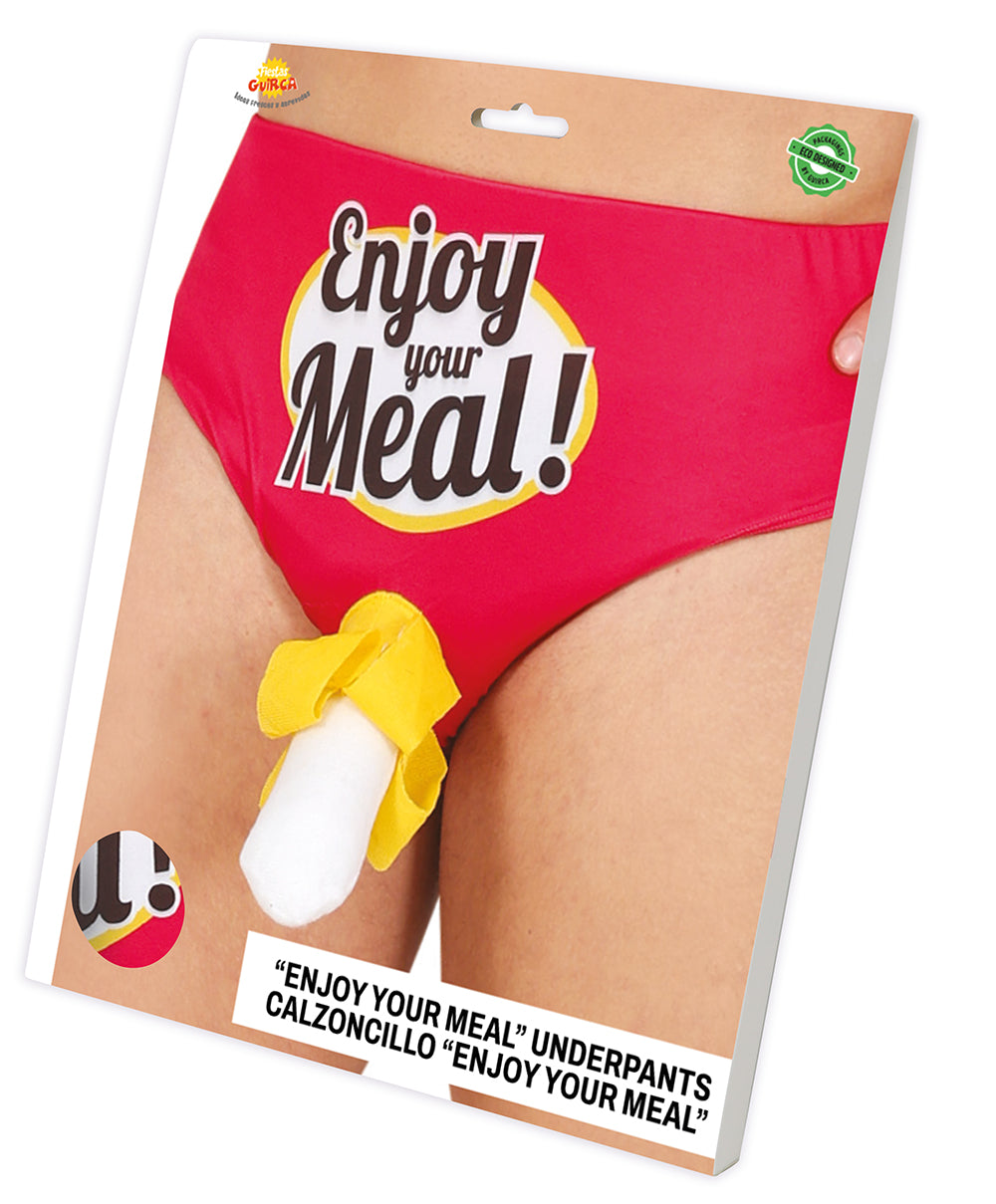 FUNNY UNDERPANTS "ENJOY YOUR MEAL!", ADULTS