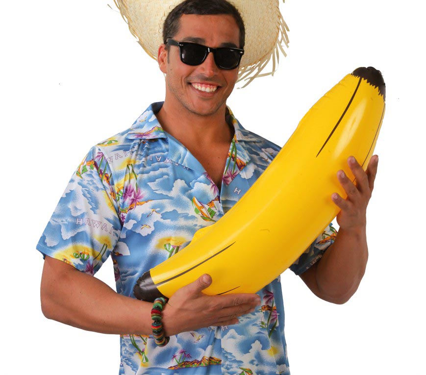 INFLATABLE BANANA, 70 CM