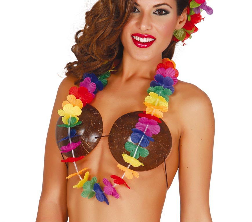 MULTICOLOUR HAWAIIAN NECKLACE