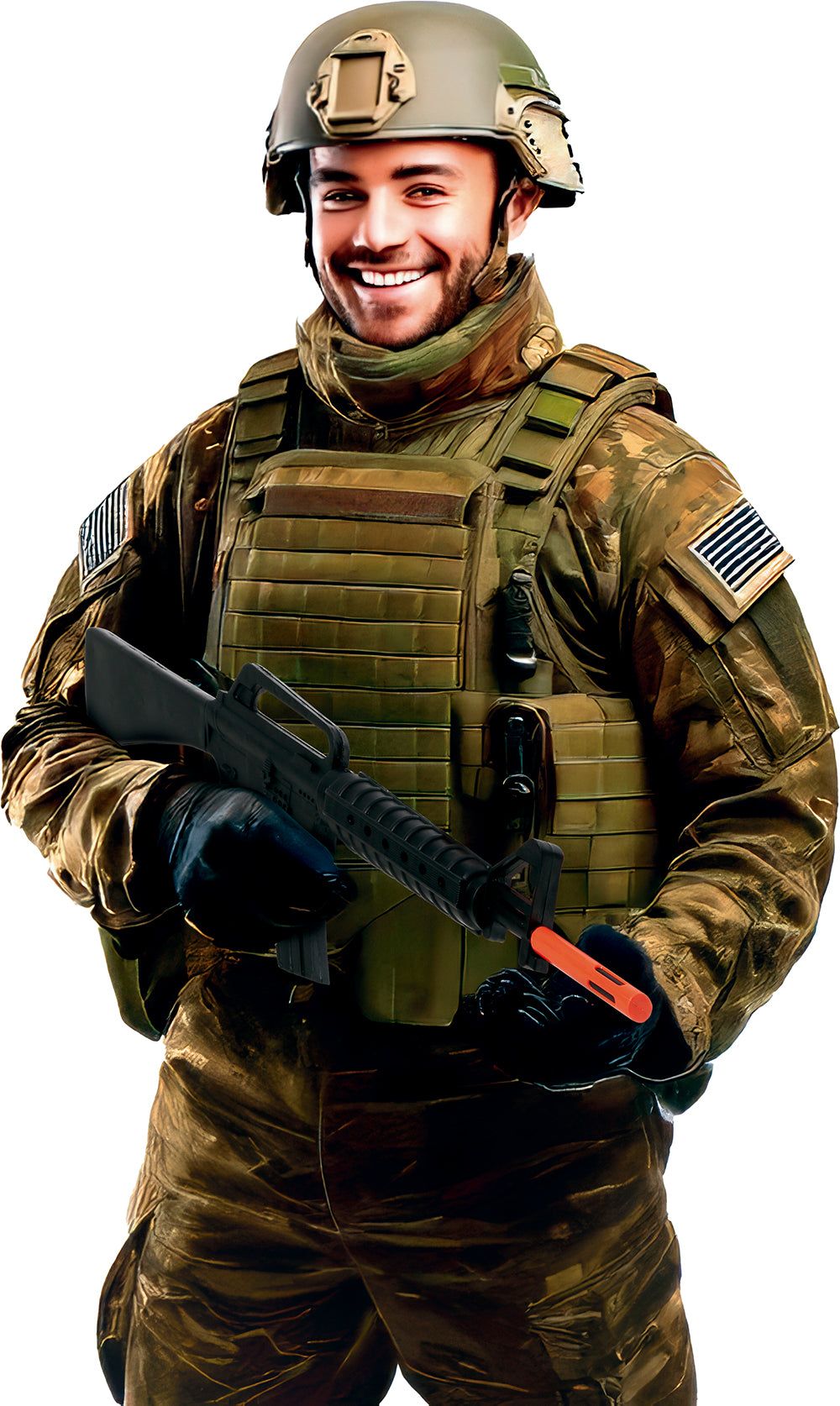SUBMACHINE GUN WITH SOUND, 62 CM