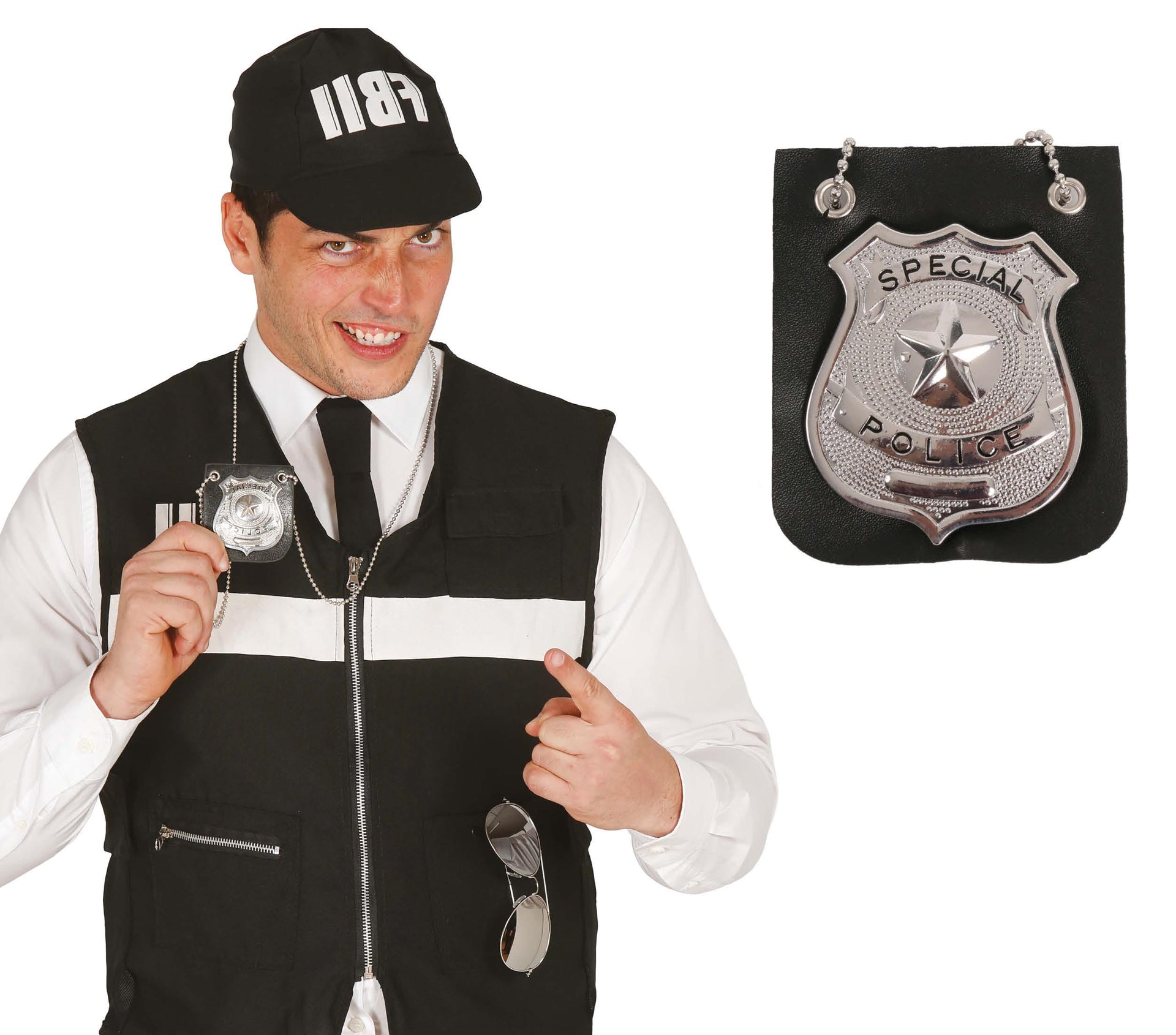 HANGING POLICE BADGE