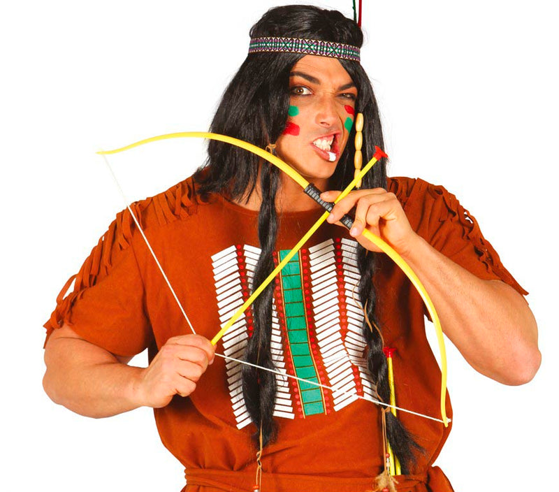 INDIAN BOW WITH ARROWS, 75 CM