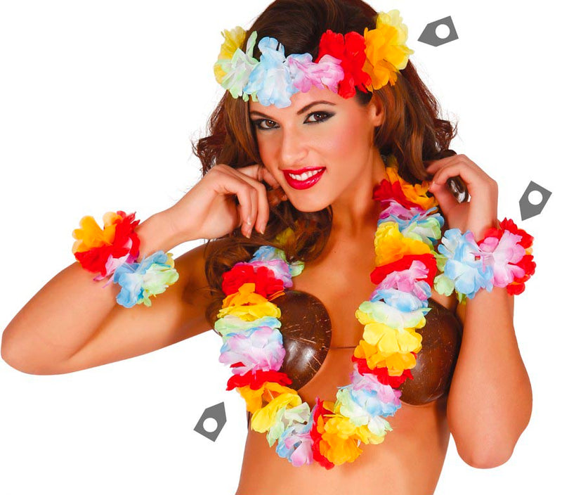 EXTRA MULTICOLOUR HAWAIIAN SET