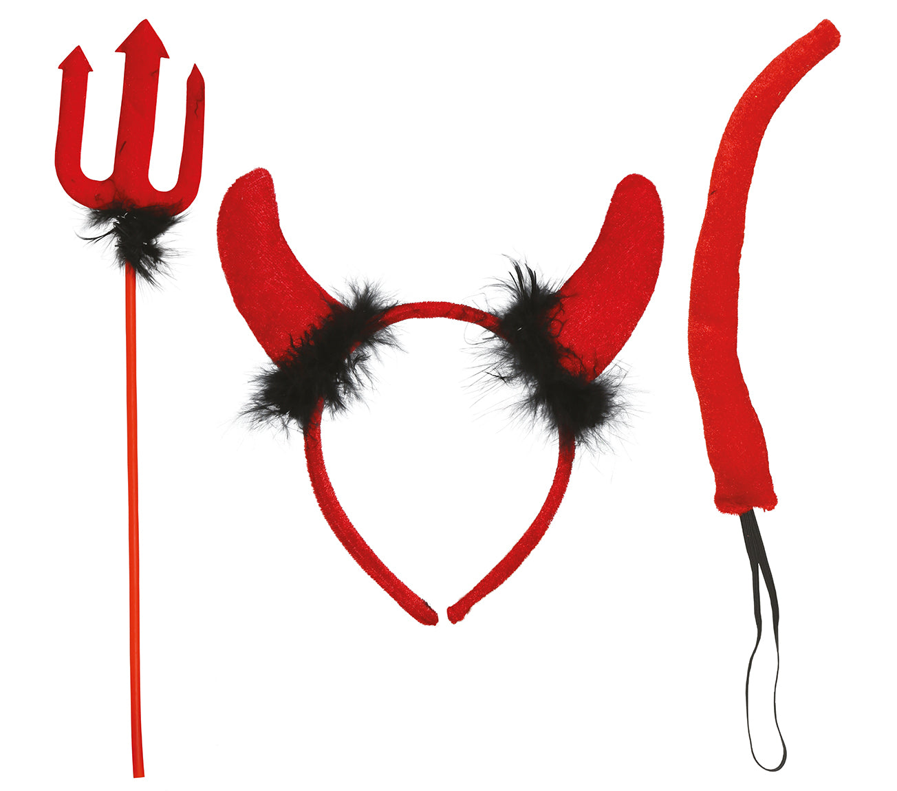 RED 3 PCS DEVIL SET
