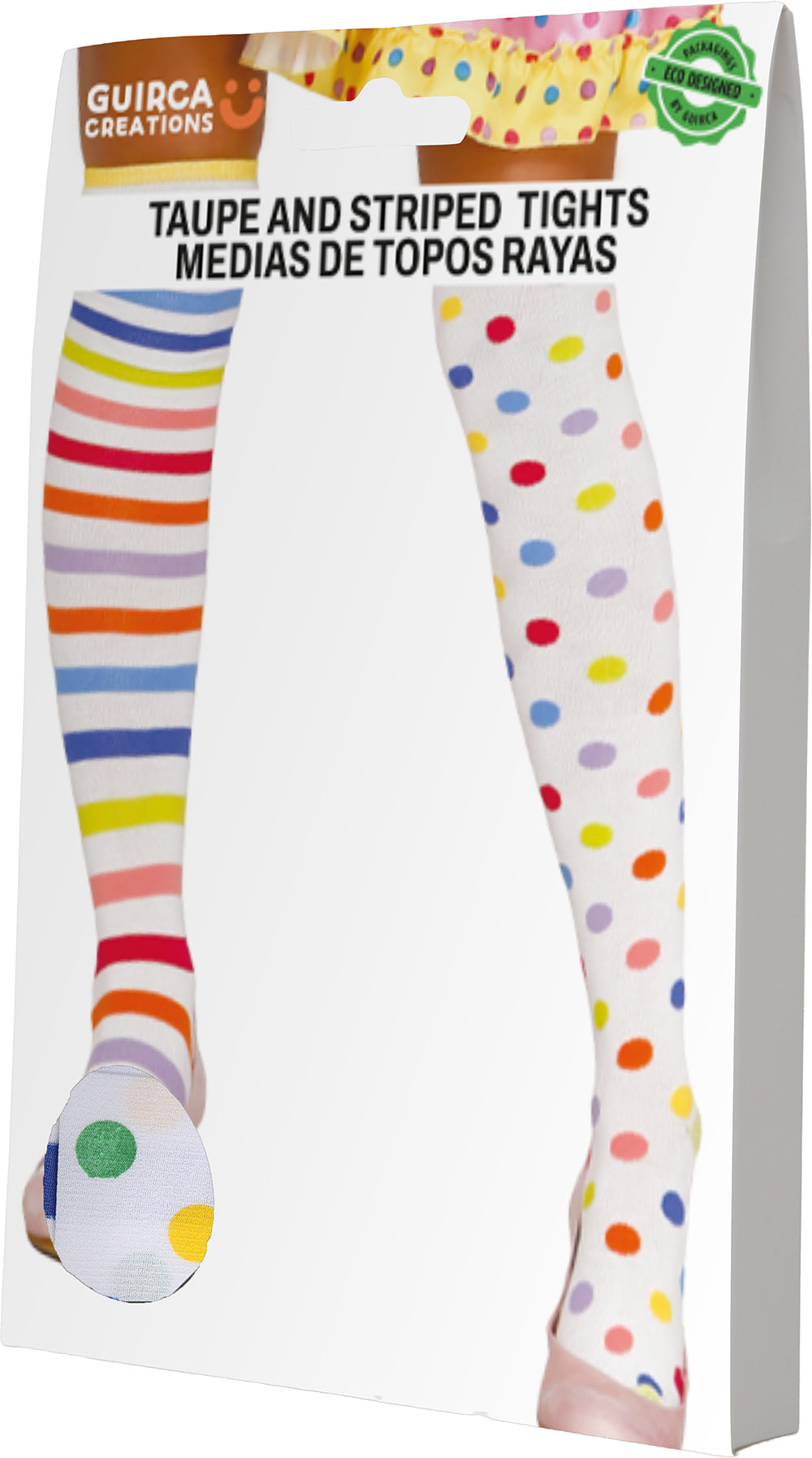 DOTS AND STRIPES CLOWN TIGHTS