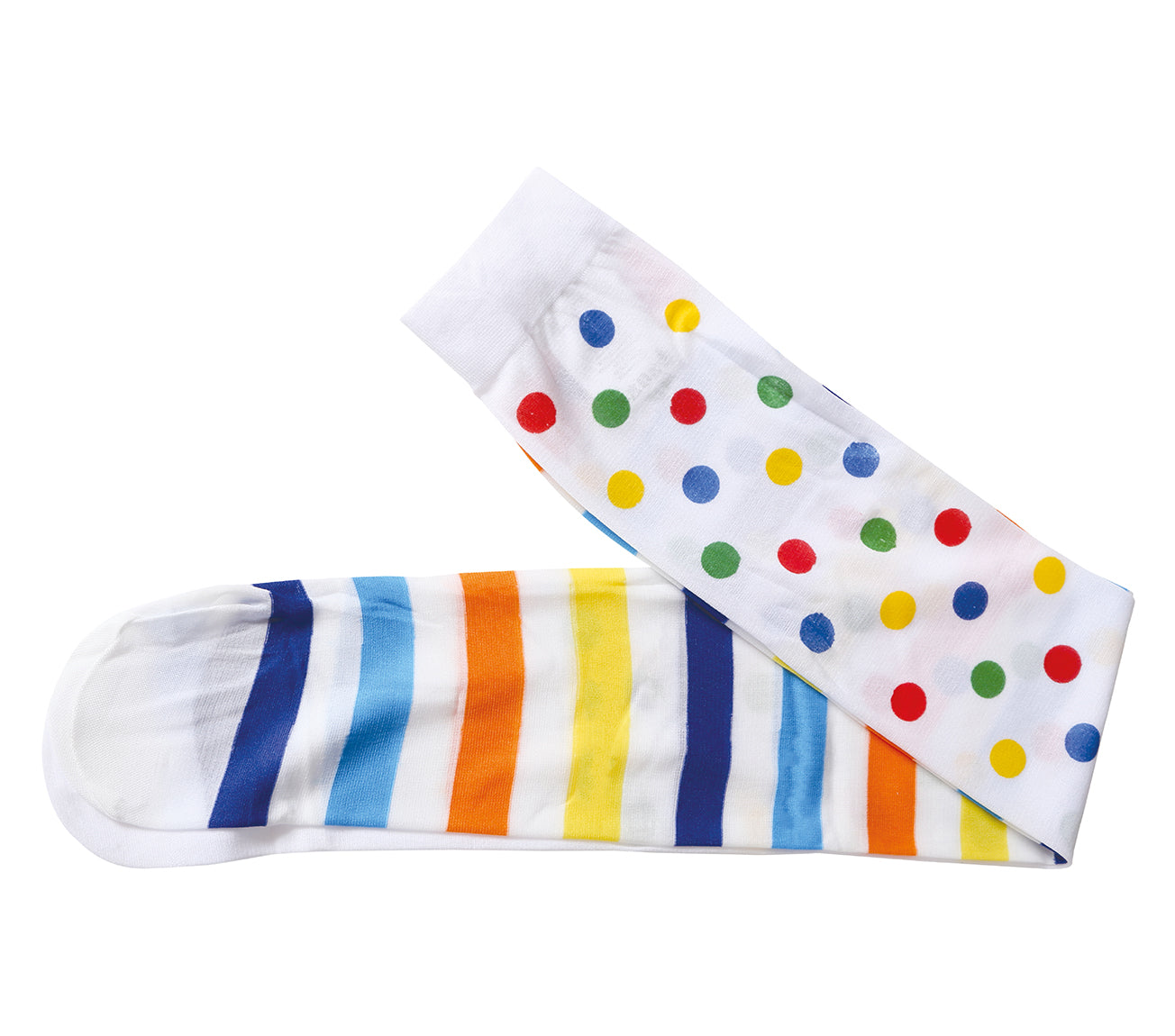 DOTS AND STRIPES CLOWN TIGHTS