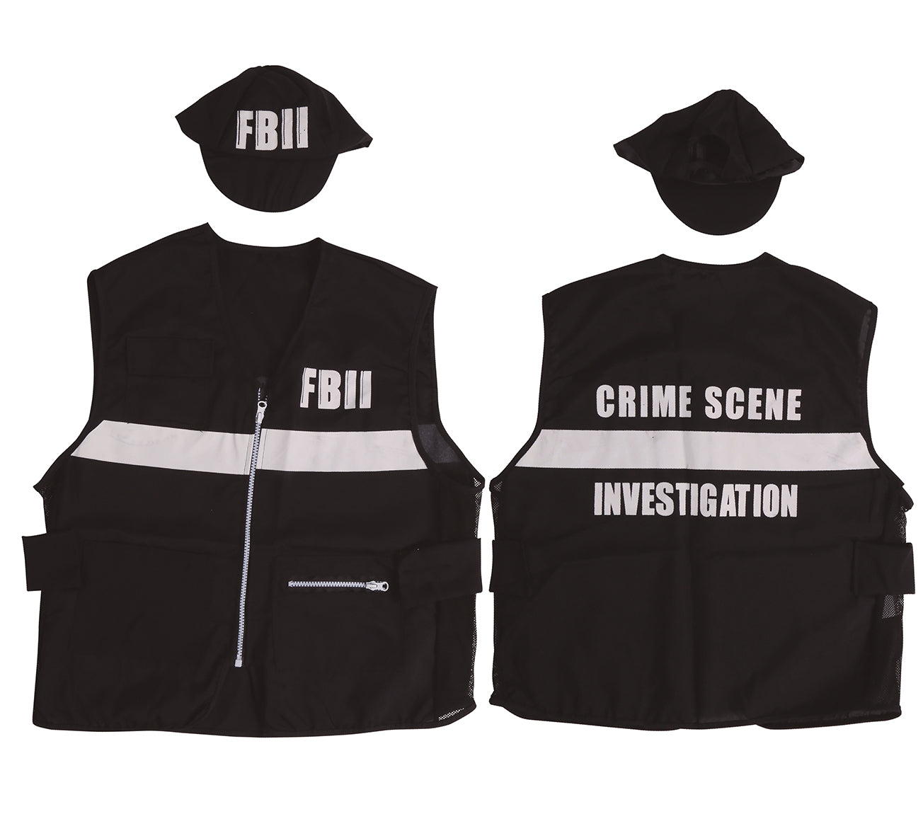 F.B.I. HAT AND WAISTCOAT