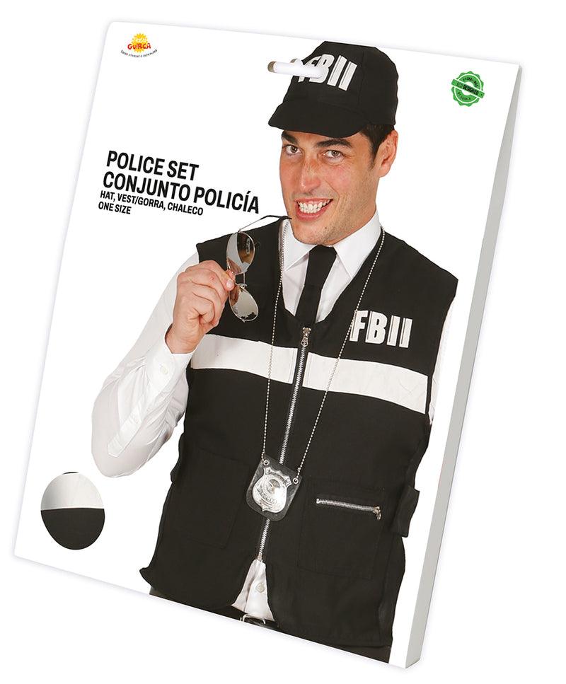 F.B.I. HAT AND WAISTCOAT