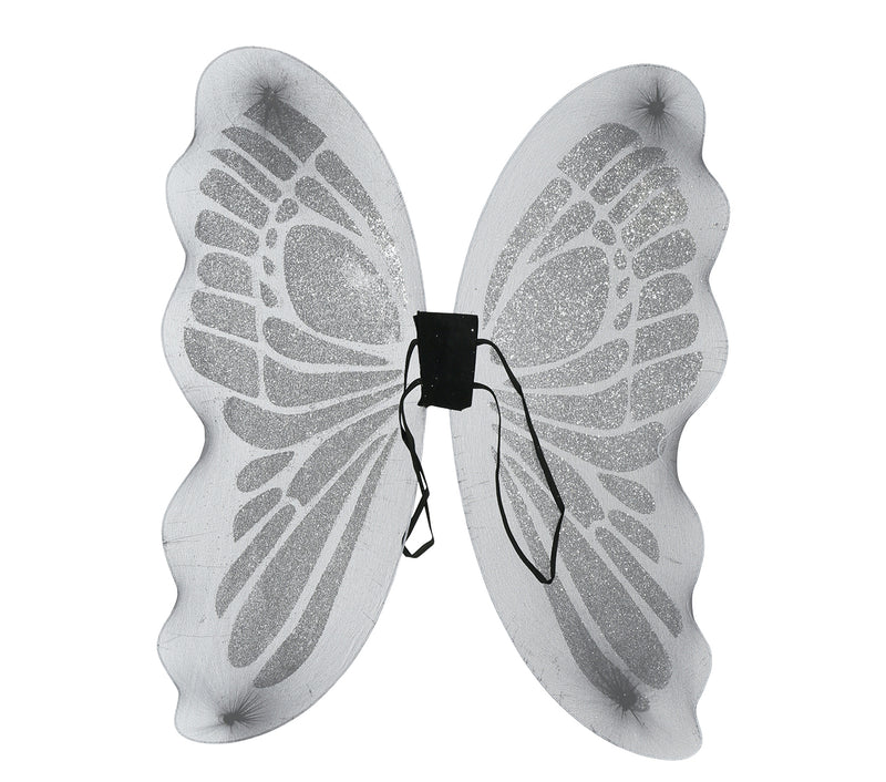 SILVER BUTTERFLY WINGS, 46X54 CM