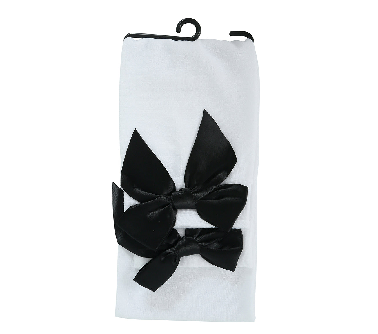 WHITE TIGHTS WITH RIBBON