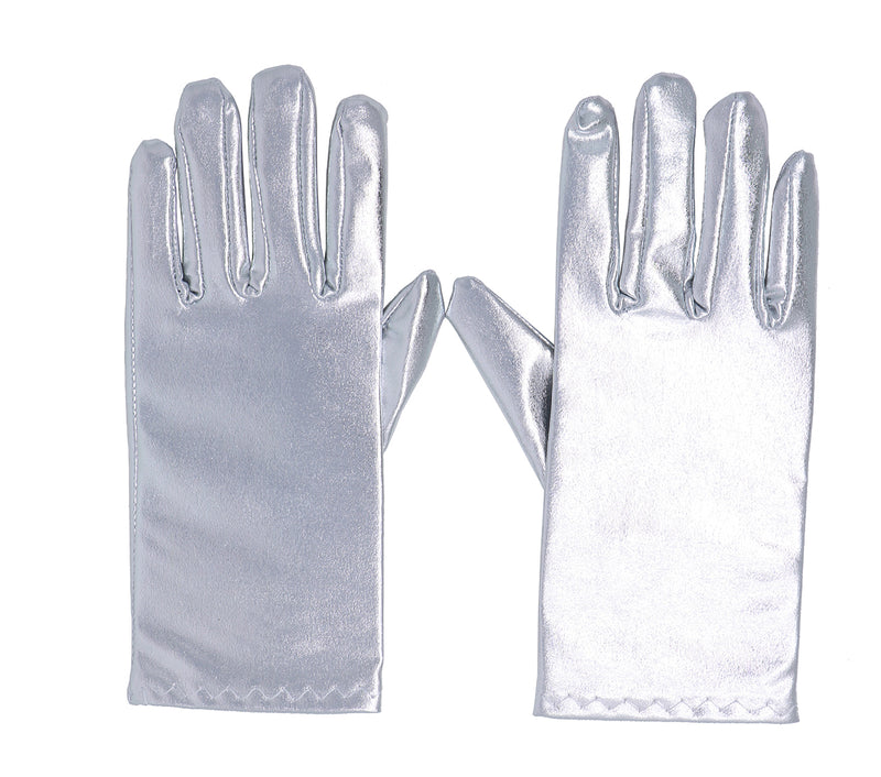 METALLIC GLOVES, 22 CM