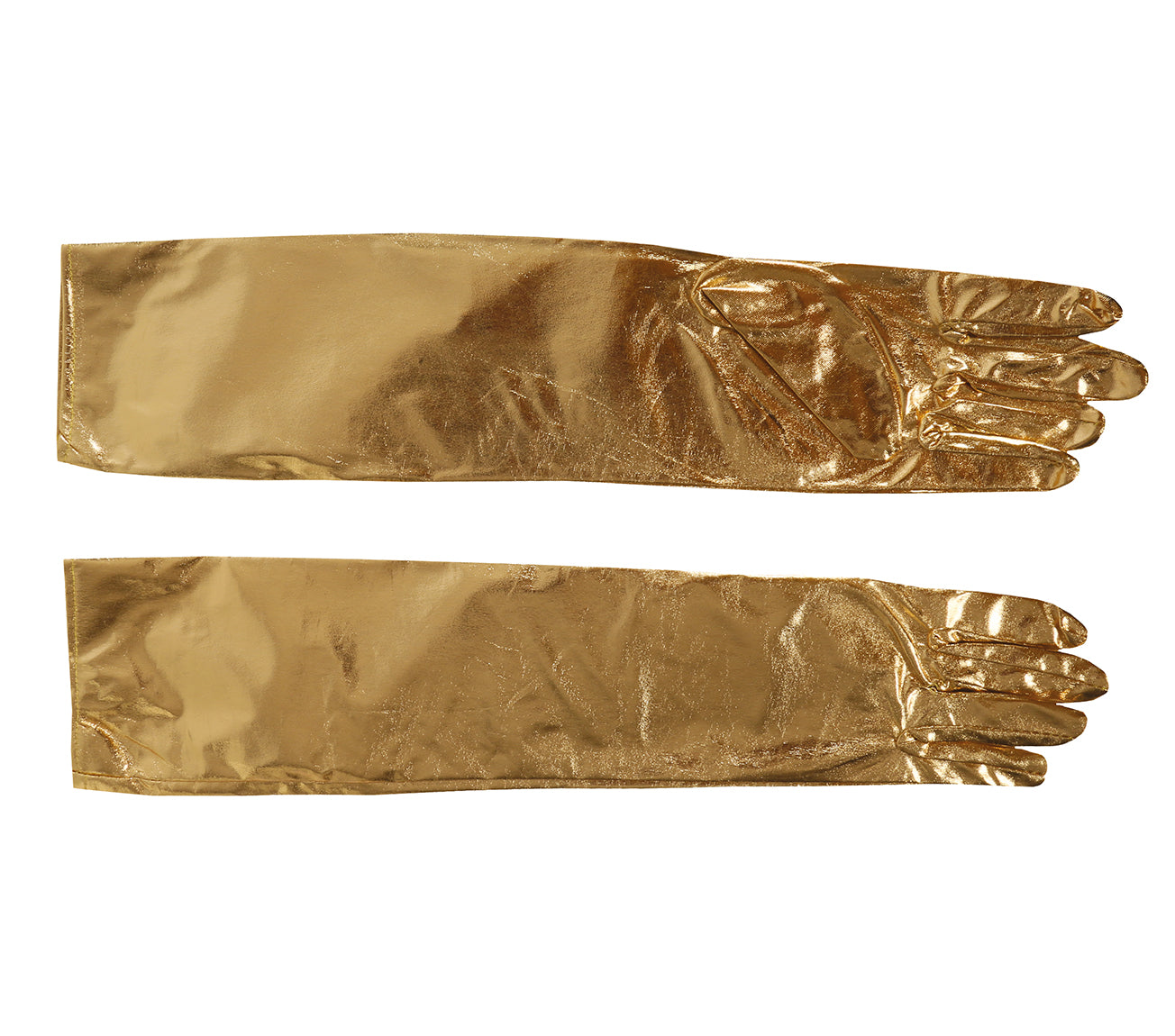 METALLIC GLOVES, 40 CM