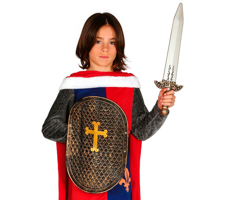 CHILD SHIELD 41 CM AND SWORD 48 CM