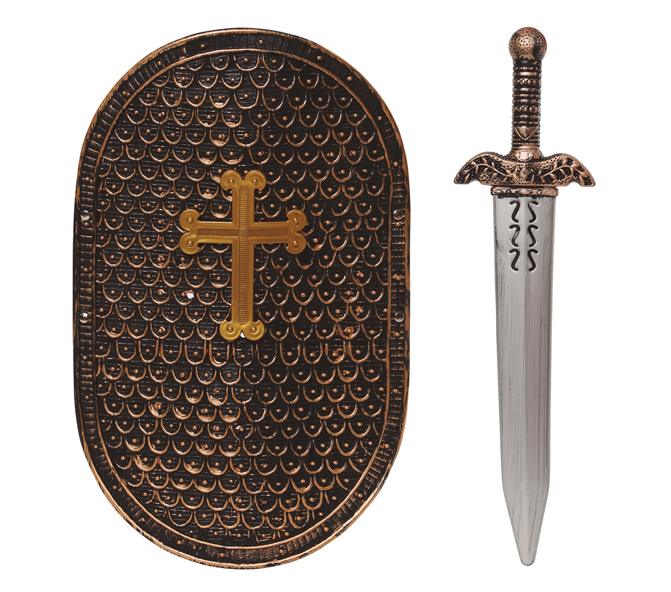 CHILD SHIELD 41 CM AND SWORD 48 CM