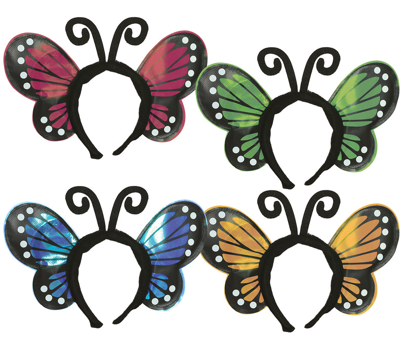 BUTTERFLY TIARA ASSORTED