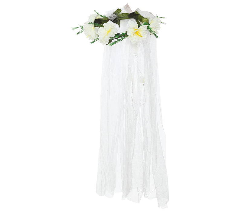 FLOWERS VEIL TIARA