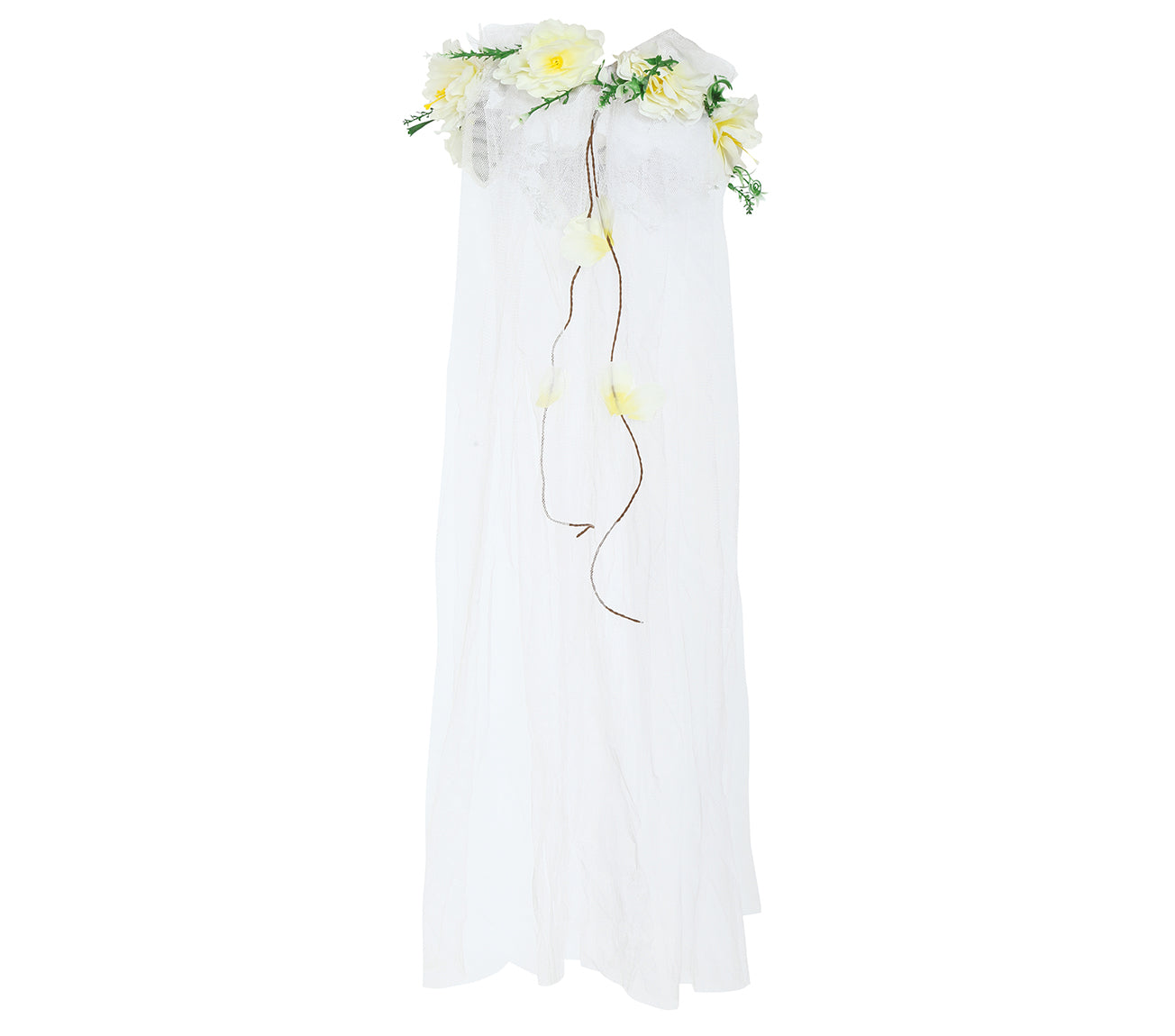 FLOWERS VEIL TIARA