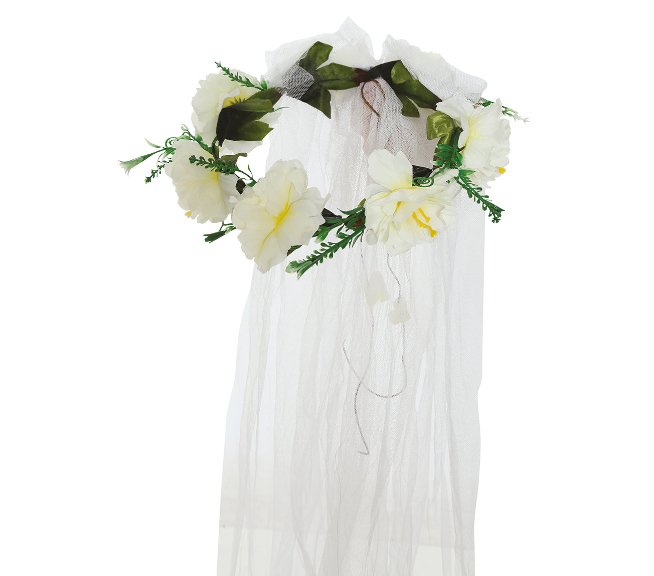 FLOWERS VEIL TIARA