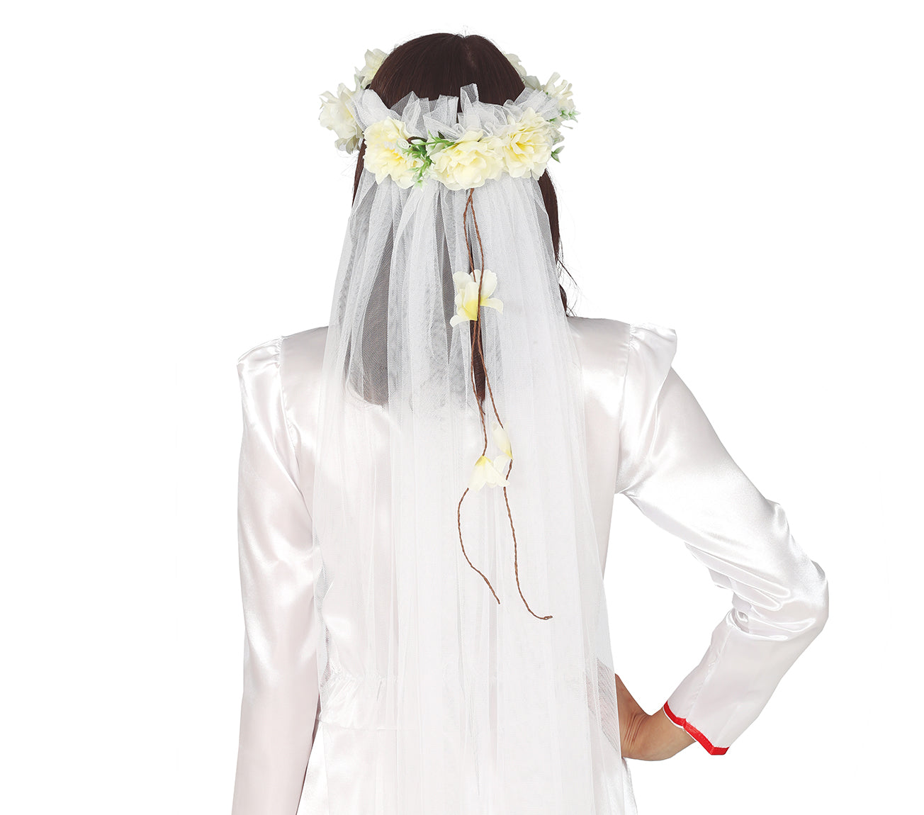 FLOWERS VEIL TIARA