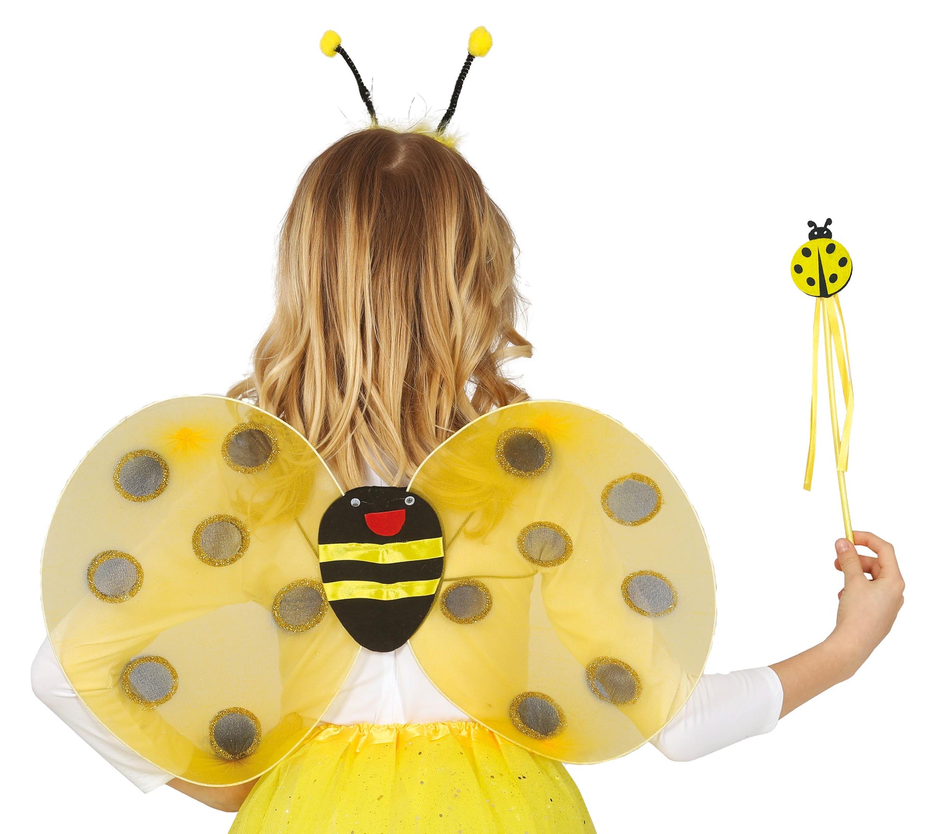 BEE WINGS 54X34 CM WITH TIARA AND WAND