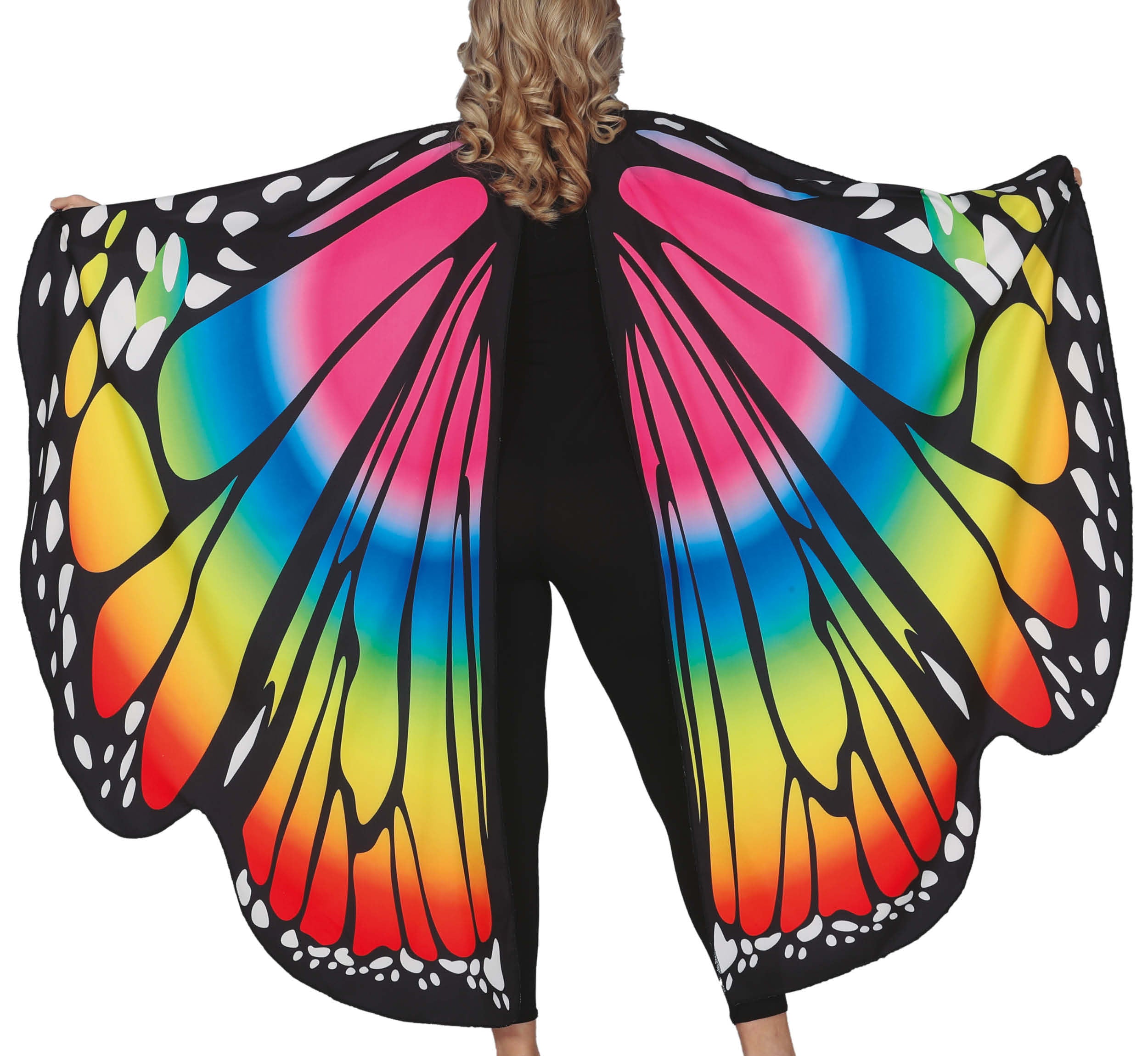 MULTICOLOR BUTTERFLY WINGS 160X130 CMS.