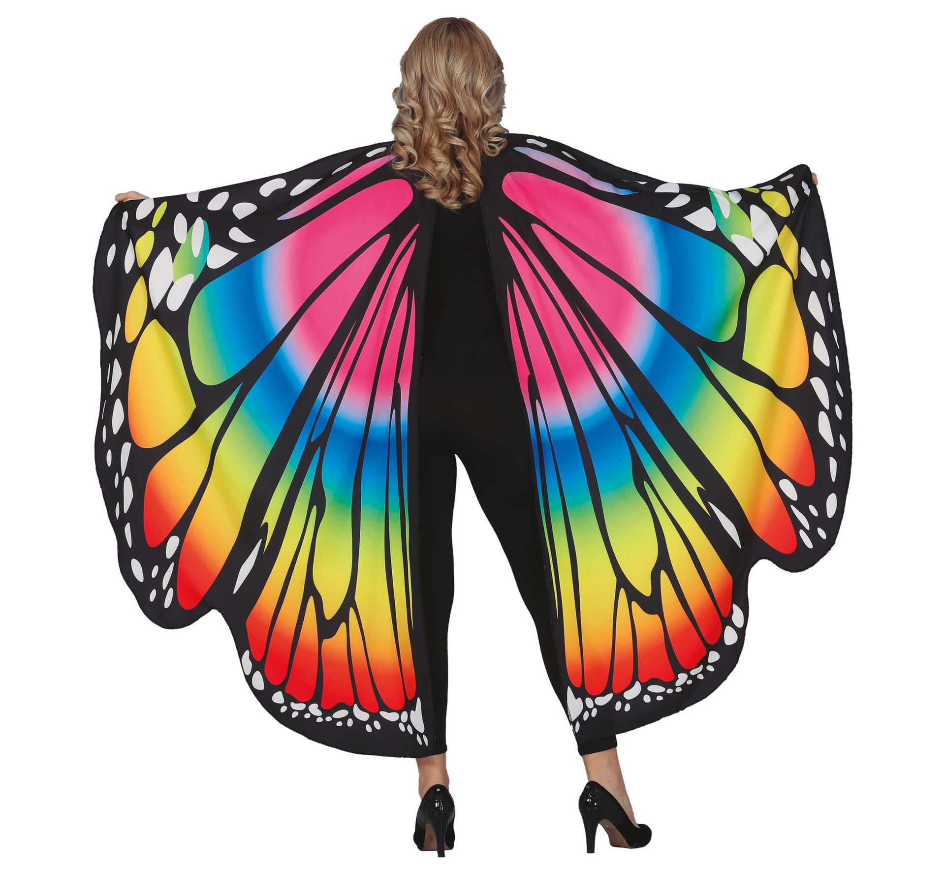 MULTICOLOR BUTTERFLY WINGS 160X130 CMS.