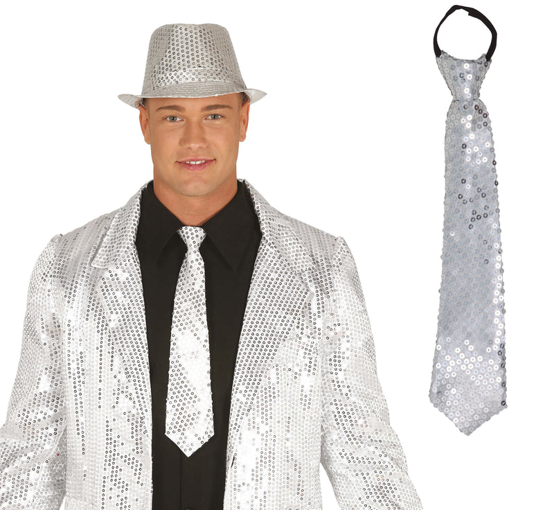 SEQUINS TIE 35 CM