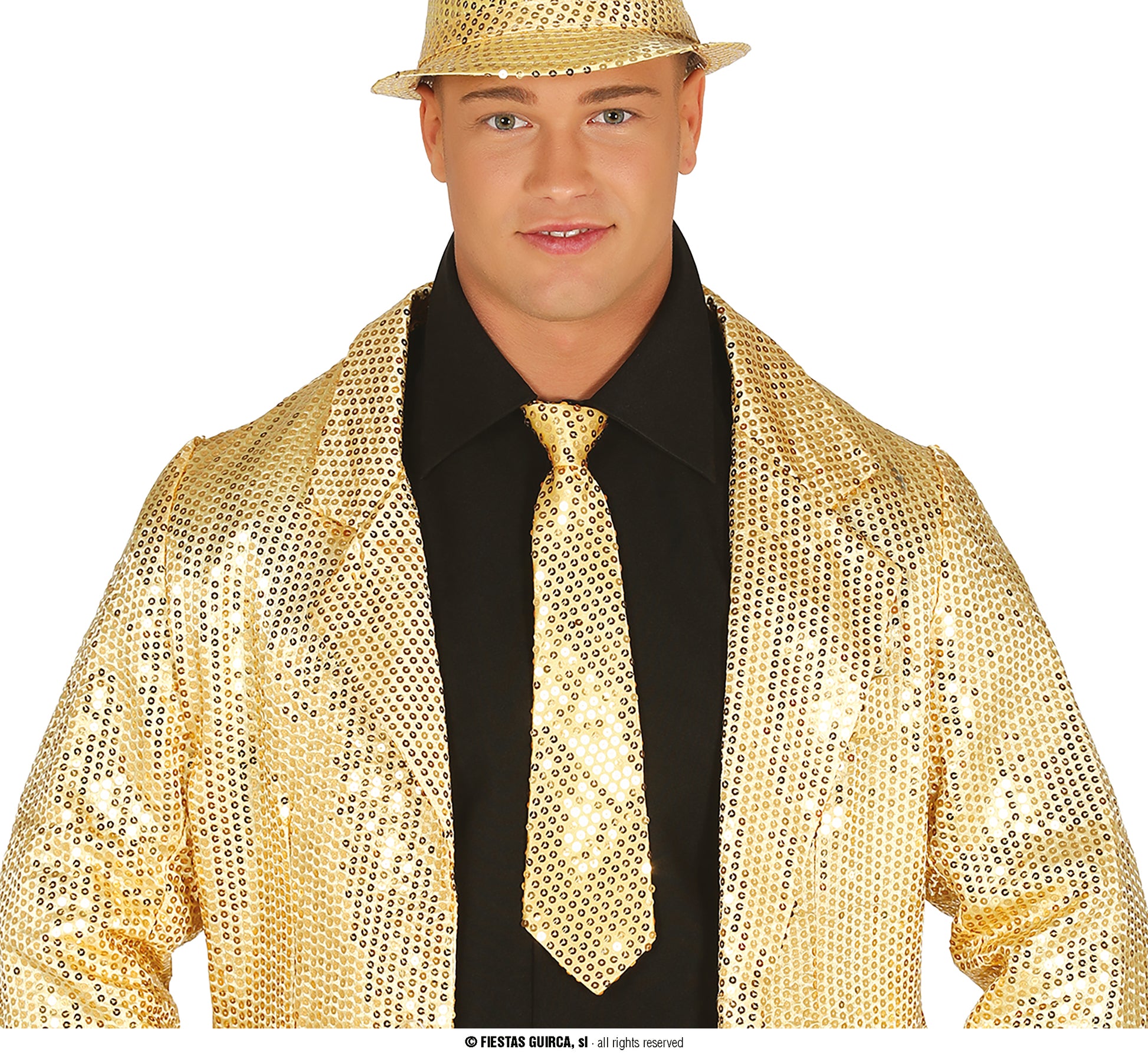 SEQUINS TIE 35 CM