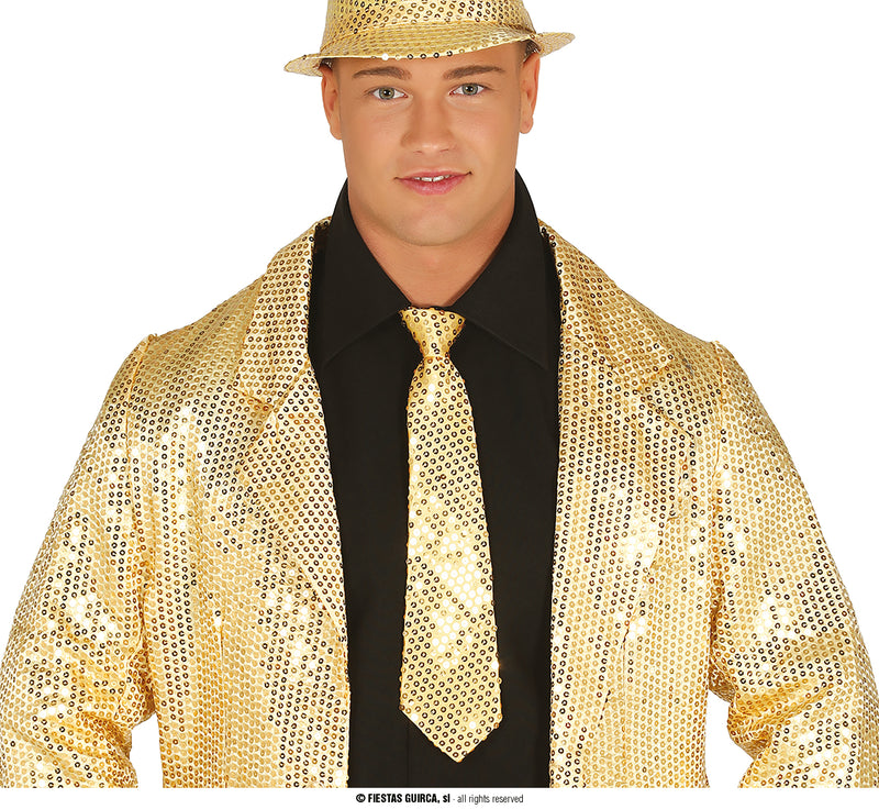 SEQUINS TIE 35 CM