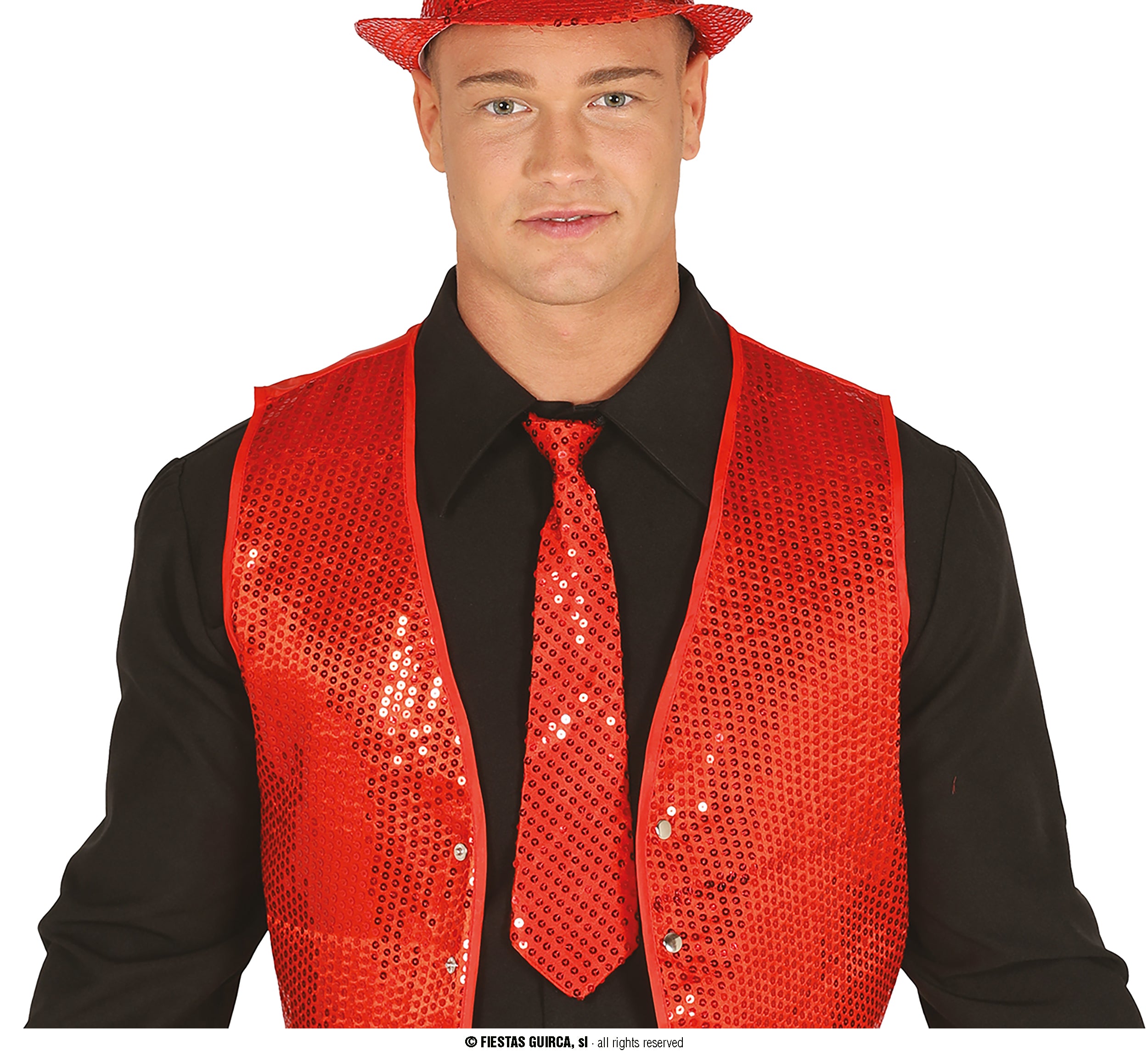 SEQUINS TIE 35 CM