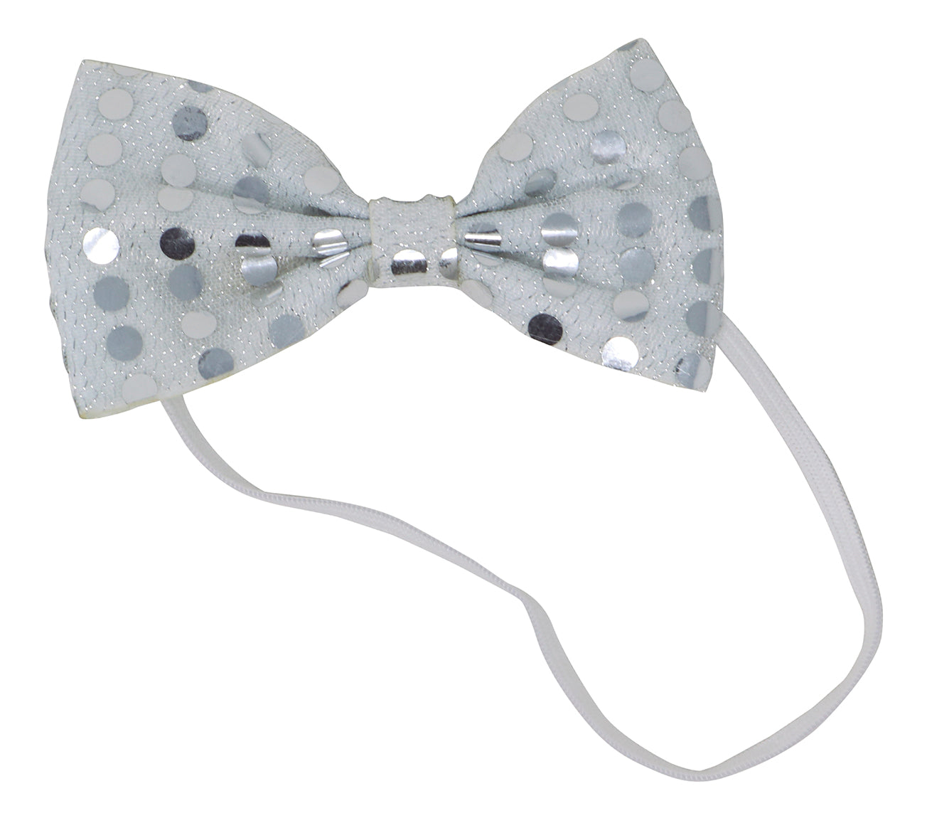 SEQUINED BOW TIE, 12 CM